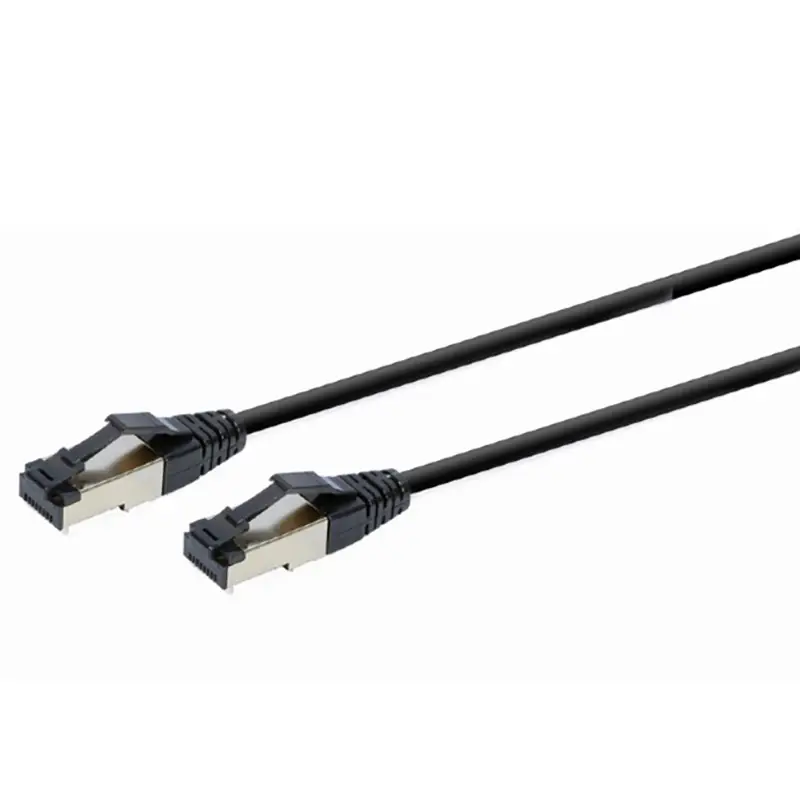 Patch Cord Cat.8 15m, Black, PP8-LSZHCU-BK-15M, Cablexpert, Low Smoke Zero Halogen (LSZH)