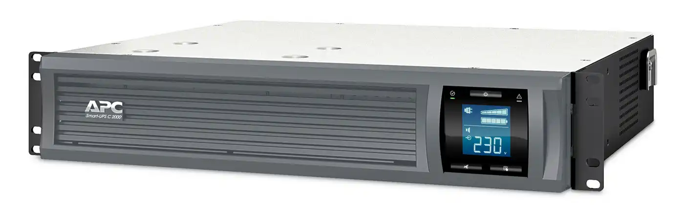 Источник бесперебойного питания APC Smart-UPS SMC2000I-2URS, Линейно-интерактивный, 2000VA, Крепление в стойку
