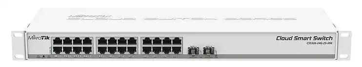 Купить  Маршрутизаторы - Коммутатор маршрутизатора CSS326-24G-2S+RM, Б..
