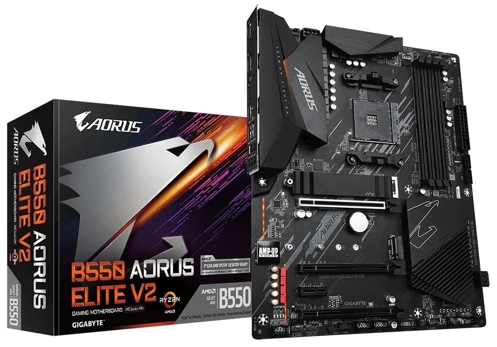 Cumpara  Plăci de bază - Материнская плата Gigabyte B550 AORUS ELITE V..
