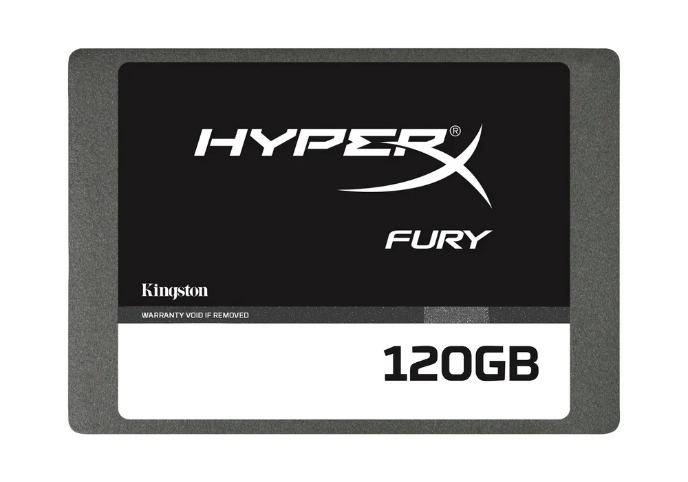 2.5" SATA SSD 120GB  Kingston HyperX  Fury 3D "KC-S44120-6F" [R/W:500/500MB/s, 3D NAND TLC]