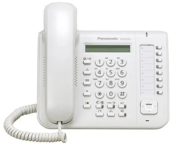 Cumpara  Telefoane cu fir - Цифровой телефон Panasonic KX-DT521RU, Белый..