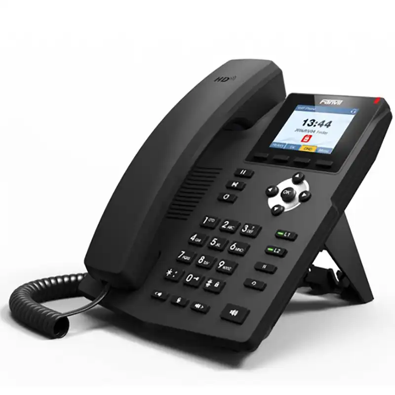 Fanvil X3SP Black, VoIP phone, Colour Display, POE support