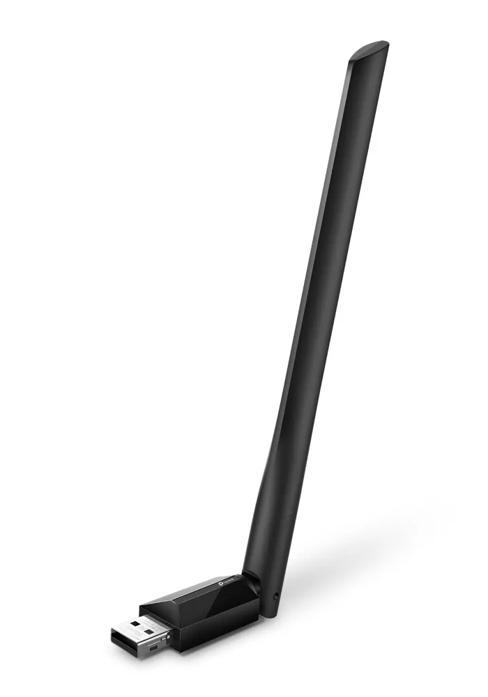 USB2.0 High Gain Wi-Fi AC Dual Band LAN Adapter TP-LINK "Archer T2U Plus", 600Mbps