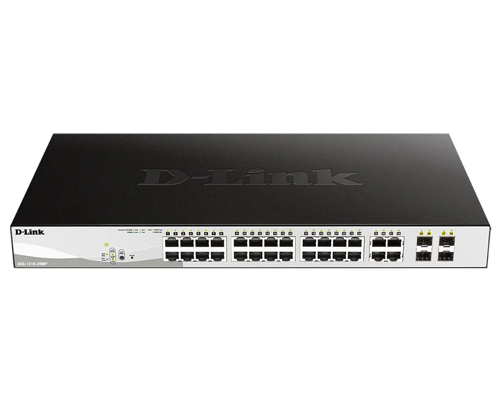 PoE коммутатор D-Link DGS-1210-28MP..
