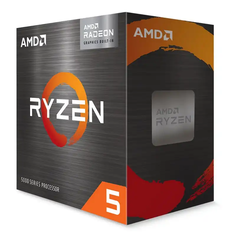 APU AMD Ryzen 5 5600G (3.9-4.4GHz, 6C/12T, L3 16MB, 7nm, Radeon Graphics (7C), 65W), AM4, Tavă