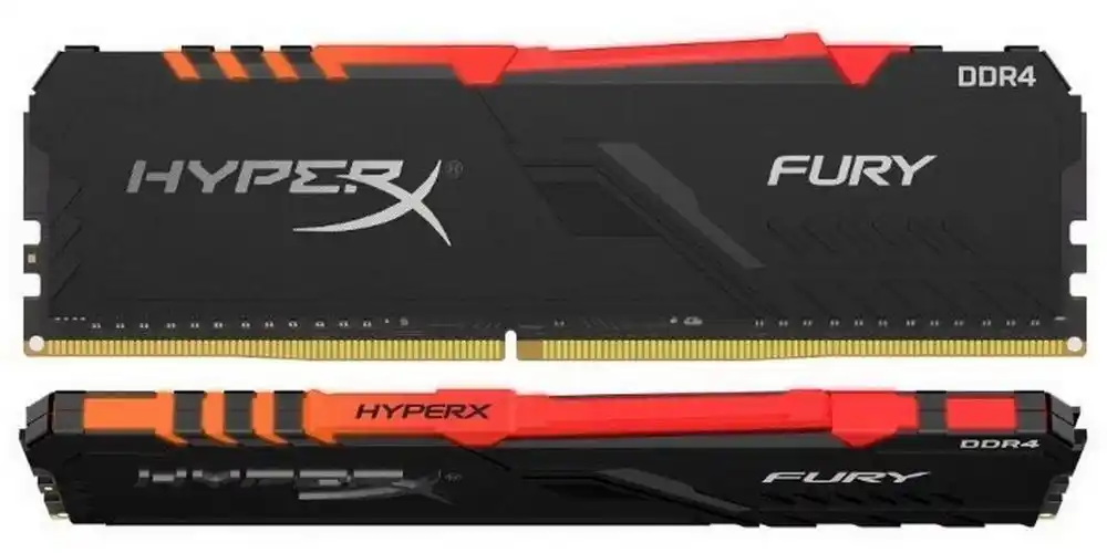 16GB DDR4-3600MHz  Kingston HyperX FURY RGB (Kit of 2x8GB) (HX436C17FB3AK2/16), CL17, 1.35V, Black