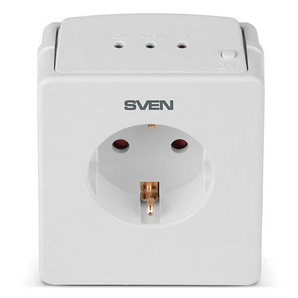 Surge  Protector Sven OVP-15P 1Sockets, White, flame-retardant