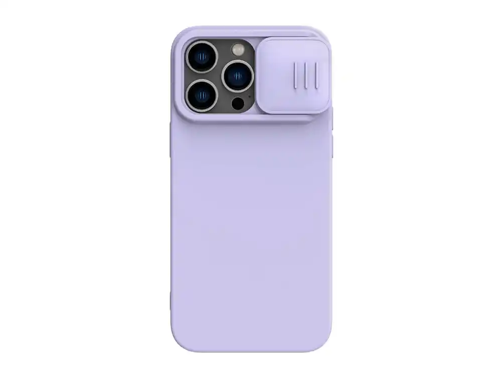 Чехол Nillkin iPhone 14 Pro, CamShield Silky Silicone, Фиолетовый