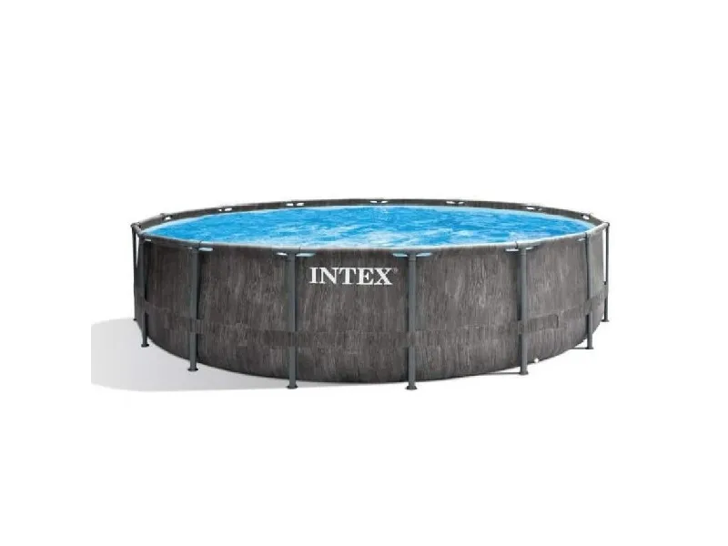 Intex 26742 Piscina Сadru Metal PREMIUM GREYWOOD 457*122cm