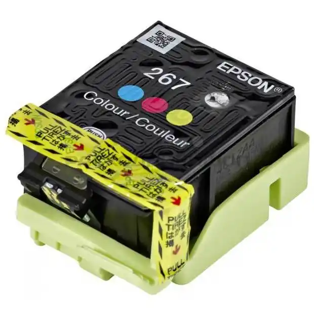 Картридж чернильный Epson T267, C13T26704010, Трехцветный C/M/Y