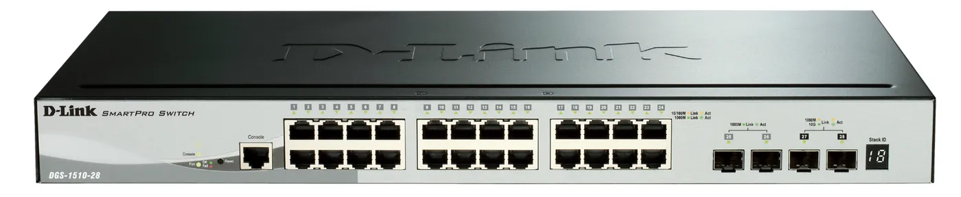 PoE коммутатор D-Link DGS-1510-28P,..