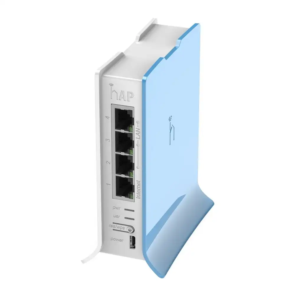 Купить  Маршрутизаторы - Маршрутизатор MikroTik hAP Lite TC, Синий..