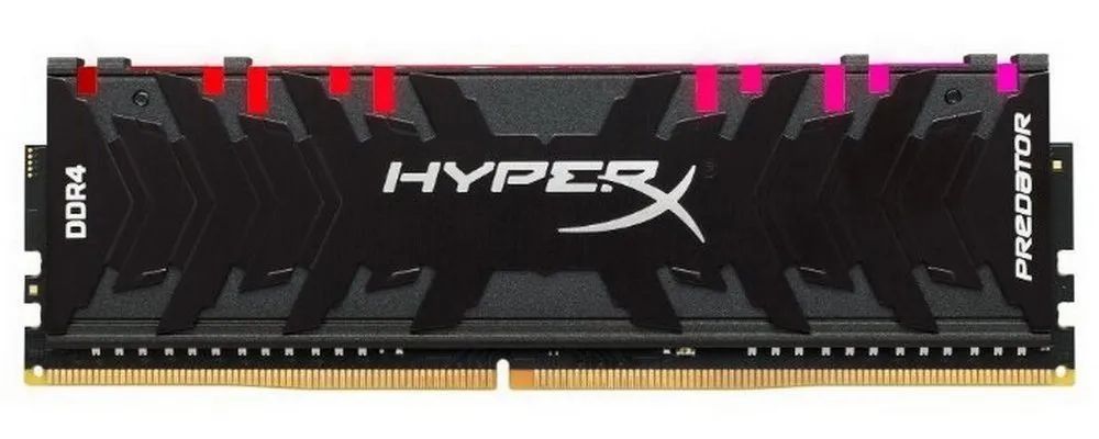 .8GB DDR4-3600MHz  Kingston HyperX Predator RGB (HX436C17PB4A/8), CL17-19-19, 1.35V, Black