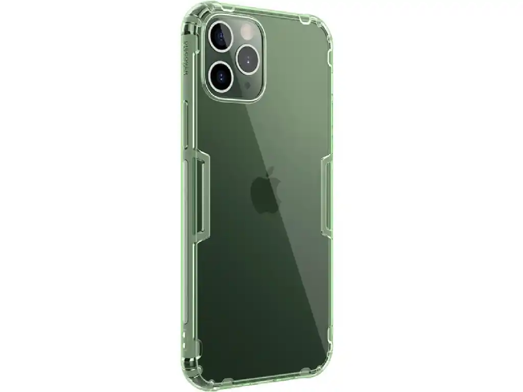 Чехол Nillkin iPhone 12|12 Pro - Ultra thin TPU - Nature, Темно-зеленый
