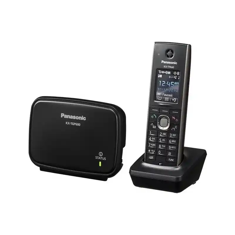 Panasonic SIP DECT Phone KX-TGP600RUB, Black
