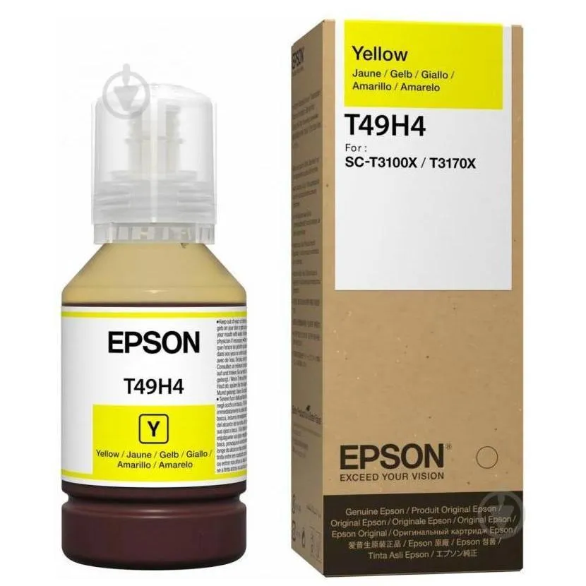 Ink  Epson T49H4, Yellow for SureColor SC-T3100X, C13T49H400
