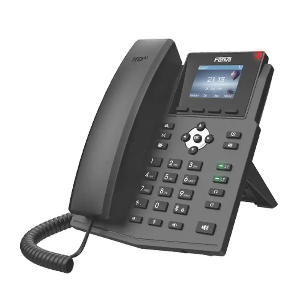 Fanvil X3SP v2 Black, VoIP phone, Colour Display, POE support