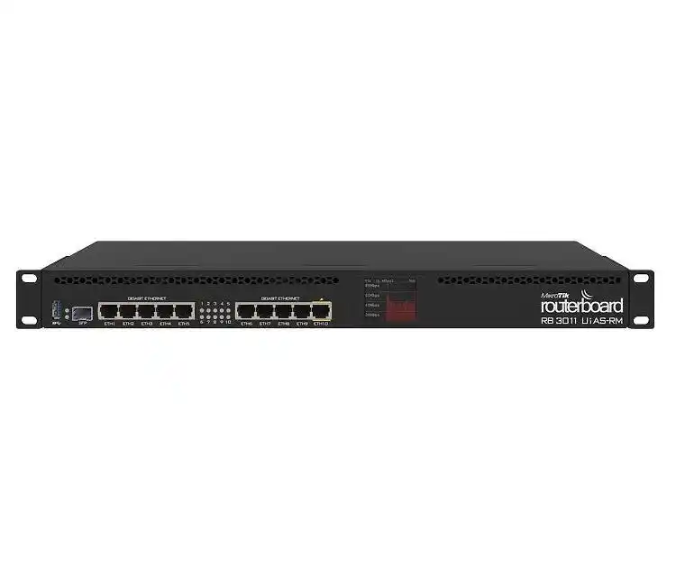 Маршрутизатор MikroTik RB3011UiAS-RM, Чёрный