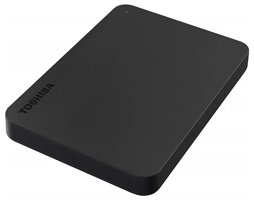 1.0TB (USB3.1) 2.5"  Toshiba Canvio Basics External Hard Drive (HDTB410EK3AA)", Black