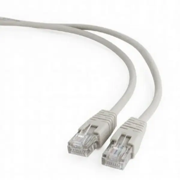 5m, Patch Cord  Gray  PP12-5M, Cat.5E, Cablexpert, molded strain relief 50u" plugs