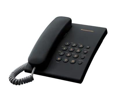 Cumpara  Telefoane cu fir - Проводной телефон Panasonic KX-TS2350, Чёрный..