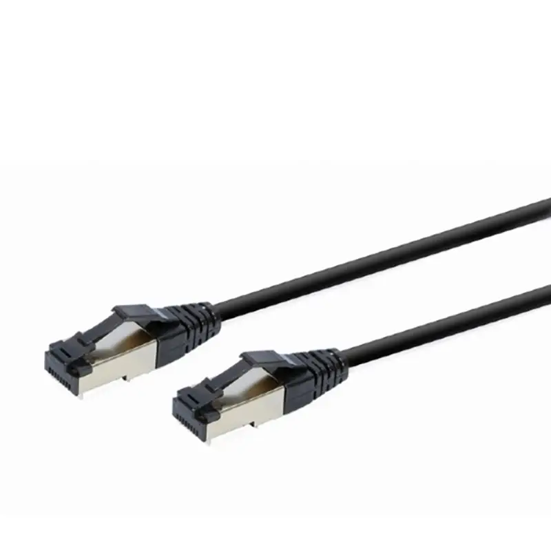 Patch Cord Cat.8  3.0m, Black, PP8-LSZHCU-BK-3M, Cablexpert, Low Smoke Zero Halogen (LSZH)