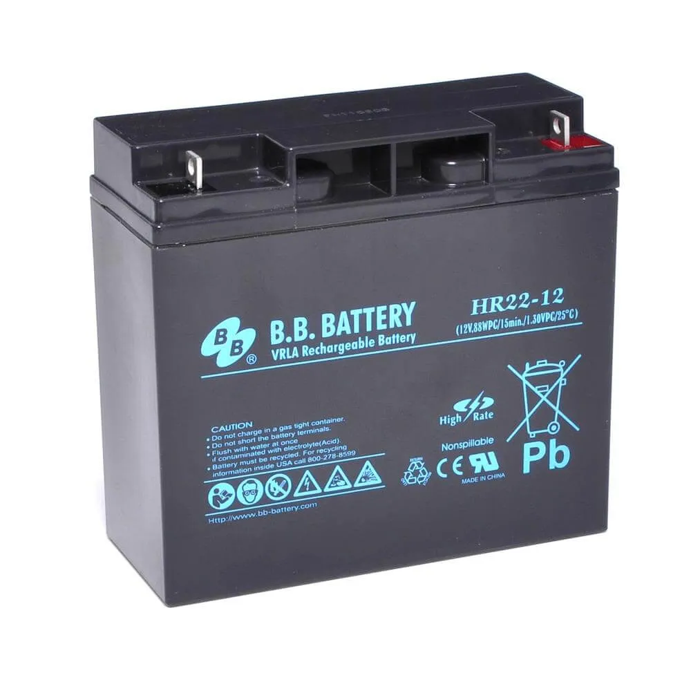Baterie UPS 12V/  20AH  B.B. HR22-12, High Rate, 6-9 Years