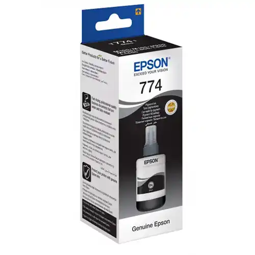 Контейнер с чернилами Epson T774 Pigment Ink, 140мл, Черный