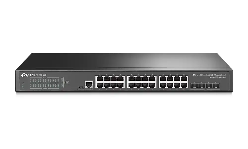 24-port 10/100/1000Mbps Switch TP-LINK "TL-SG3428X",4x 10G SFP+ Slots