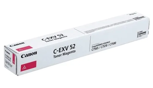 Toner Canon C-EXV52 Magenta (xxxg/appr. 66 500 pages 5%) for iR ADV C75xxi, DX C77xxi