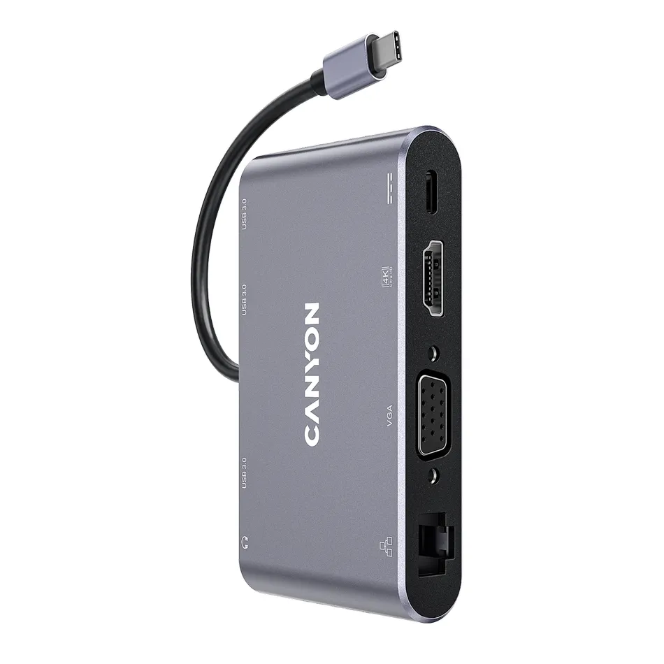 USB-концентратор Canyon DS-14, Серы..