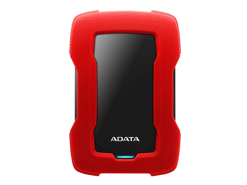 2.0TB (USB3.1) 2.5" ADATA HD330 Anti-Shock External Hard Drive, Red (AHD330-2TU31-CRD)
