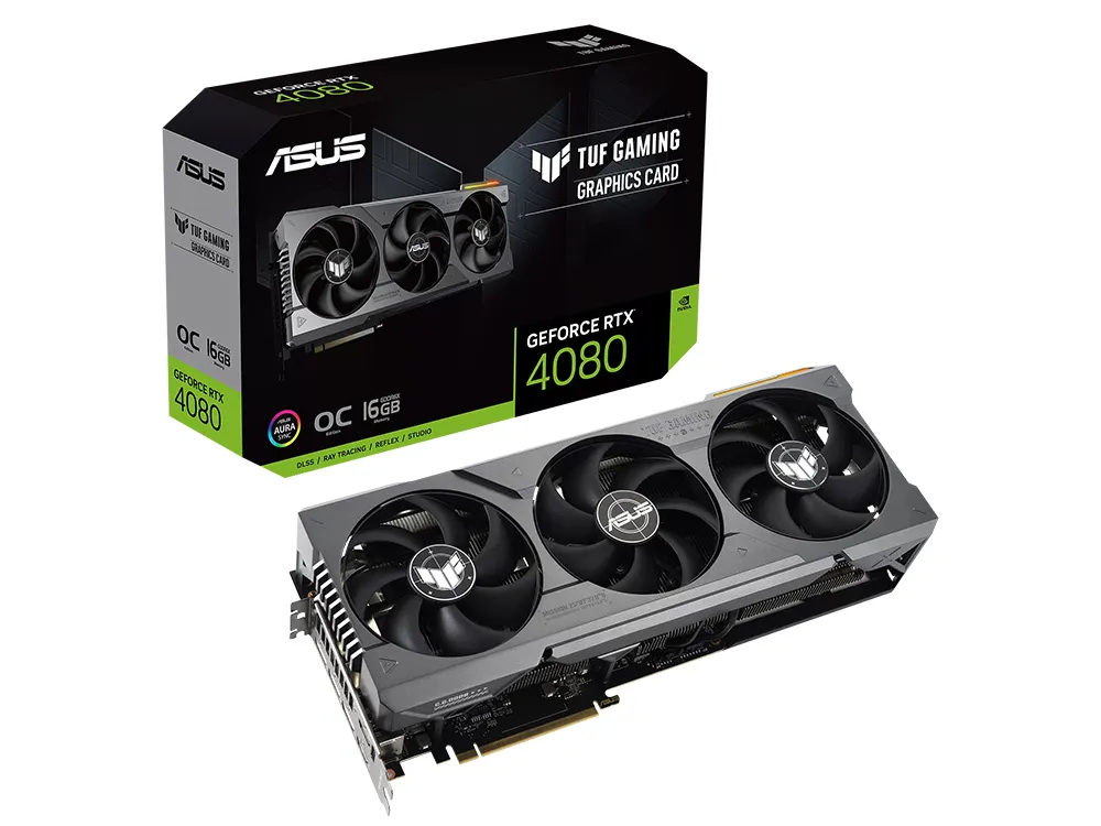 VGA ASUS RTX4080 16GB GDDR6X TUF Gaming (TUF-RTX4080-O16G-GAMING)