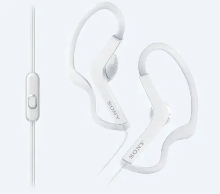 Original Sony Sport Earphones, MDR-AS210AP, White