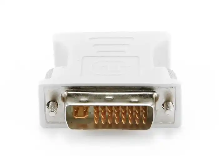 Видеоадаптер Cablexpert A-DVI-VGA, DVI-I (M) - VGA D-Sub (F), Белый