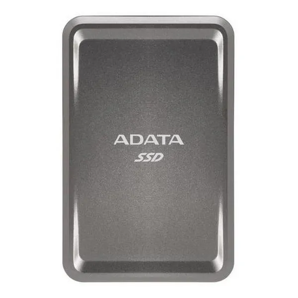 1.0TB (USB3.2/Type-C) ADATA Portable SSD "SC685P", Titanium Gray (86x56x9mm, 30g, R/W:530/460MB/s)