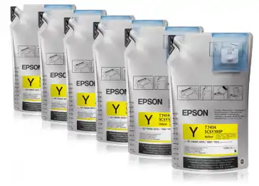 Контейнер с чернилами Epson T741 UltraChrome DS, 6000мл, Желтый