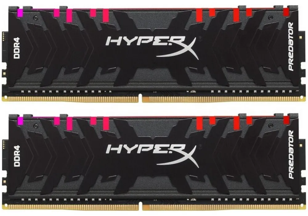 16GB DDR4-4266MHz  Kingston HyperX Predator RGB (Kit of 2x8GB) (HX442C19PB3AK2/16), CL19, 1.4V, Blk