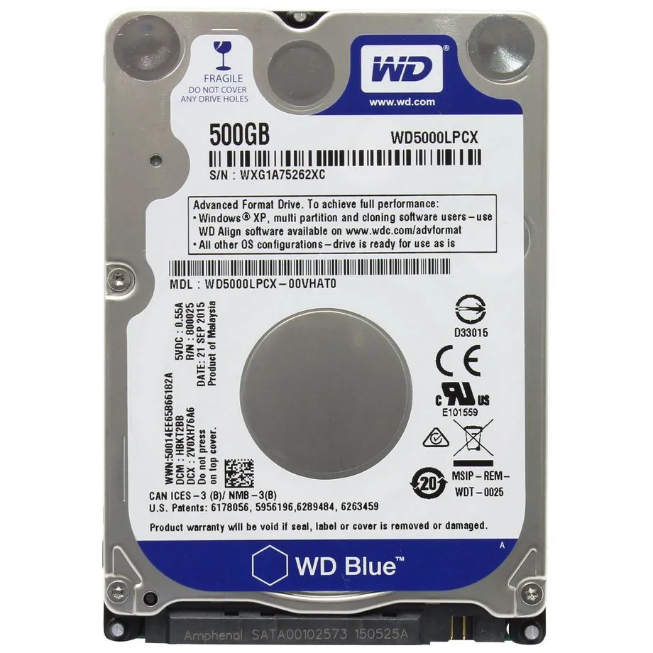 Жесткий диск Western Digital WD Blu..