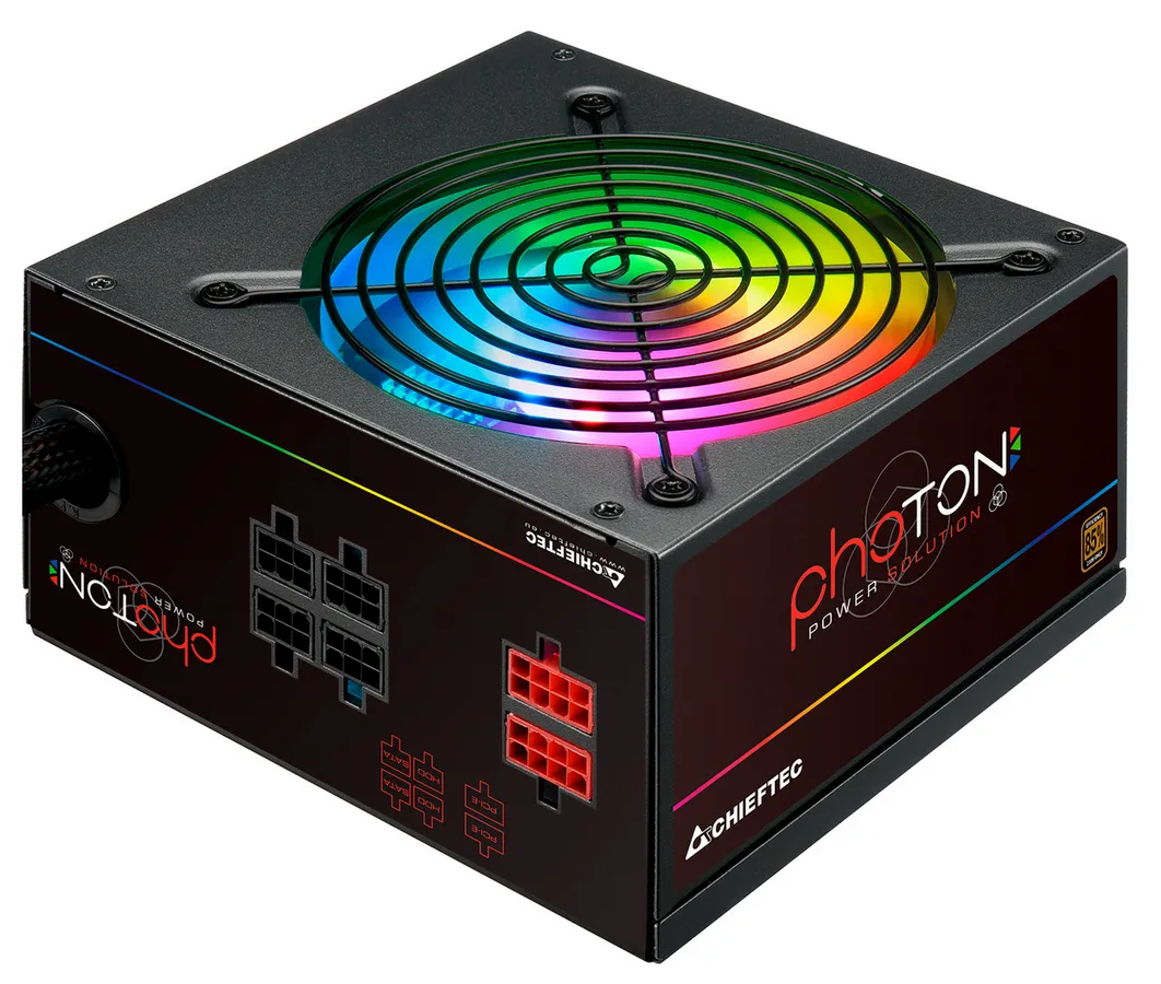 Power Supply ATX 750W Chieftec PHOTON CTG-750C-RGB, 80PLUS, Modular Cable, Active PFC, 120mm, RGB