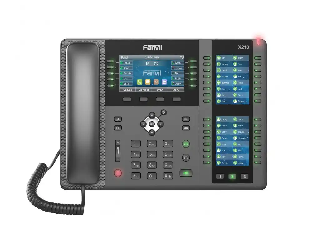 IP Телефон Fanvil X210, Темно-Серый..