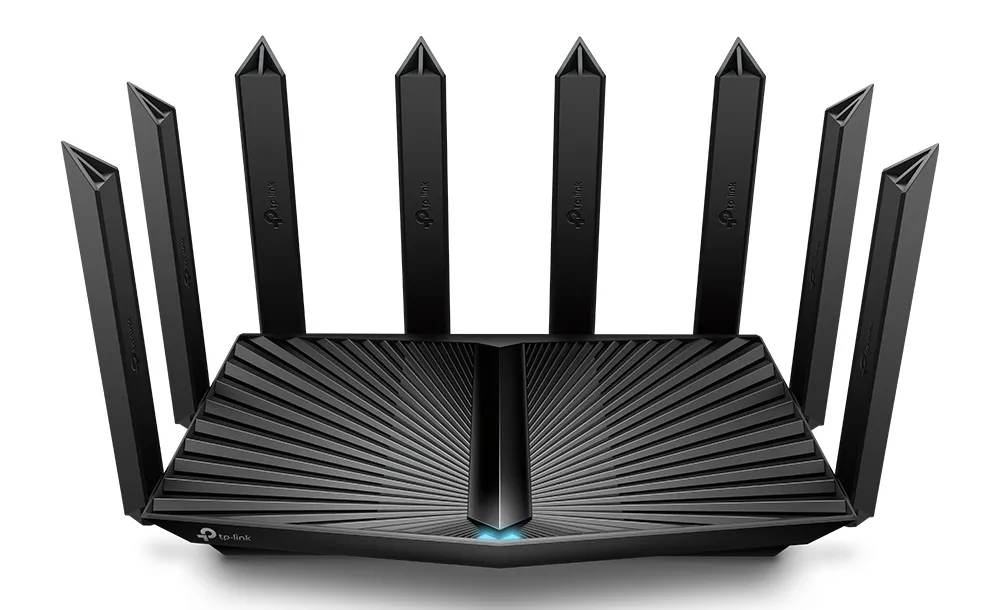 Wi-Fi 6 Tri-Band TP-LINK Router "Archer AX90", 6600Mbps, OFDMA, MU-MIMO, Gbit Ports, USB3.0, USB2.0