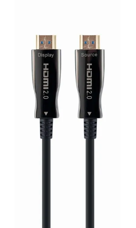Cable HDMI to HDMI Active Optical 50.0m Cablexpert, 4K UHD at 60Hz, CCBP-HDMI-AOC-50M-02