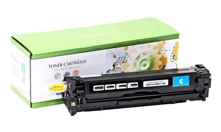 Купить  Тонер-картриджи - Картридж SCC Compatible HP CB541A/CE320A/CF21..