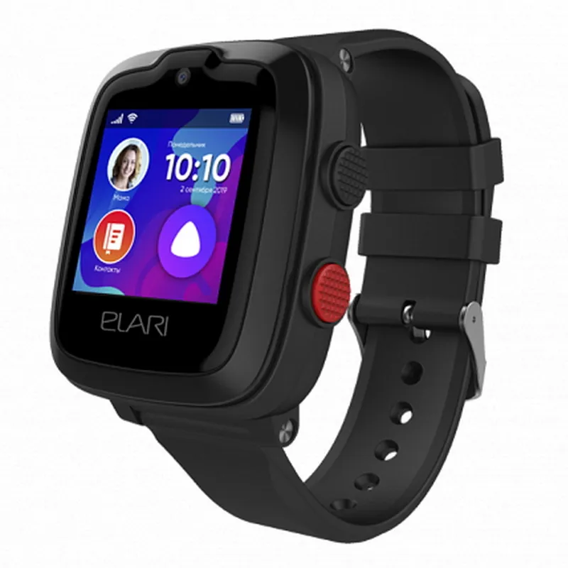 Детские часы Elari KidPhone 4G, Чёр..