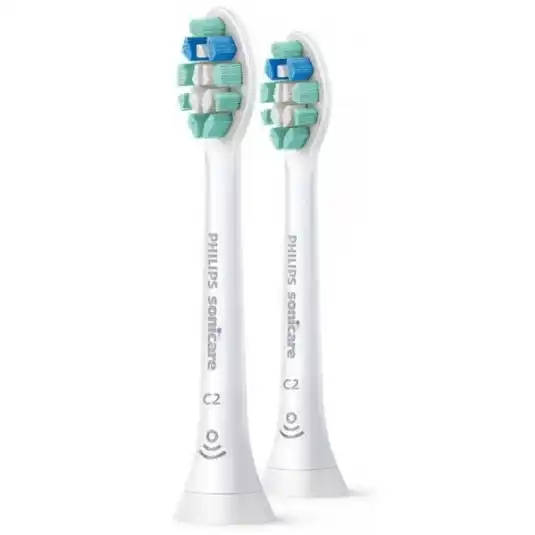 Насадка для электрической зубной щетки PHILIPS Sonicare C2 Optimal Plaque Defence HX9022/10, Белый