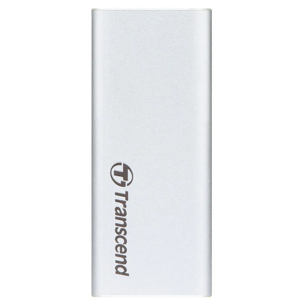 1.0TB  Transcend Portable SSD ESD260C Silver, USB-C 3.1 (81.4x33.6x7.5mm, 33g, R/W:520/460MB/s)