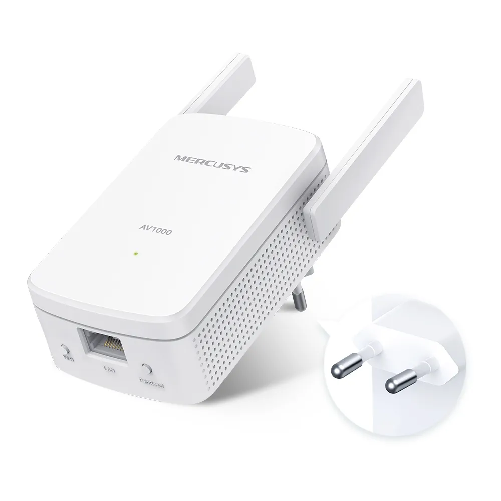 Cumpara  Dispozitive Powerline - Wi-Fi + Powerline адаптер MERCUSYS MP510 KIT,..