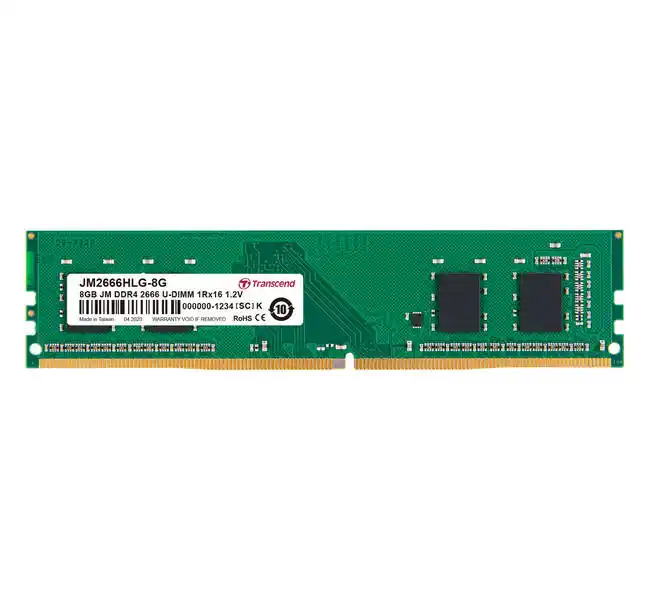 .8GB DDR4-  2666MHz Transcend PC21300, CL19, 288pin DIMM 1.2V